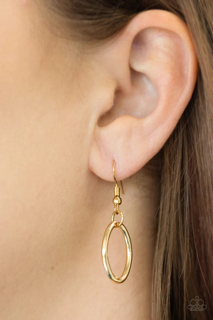 Metallic Maverick - Gold Necklace | Paparazzi Accessories
