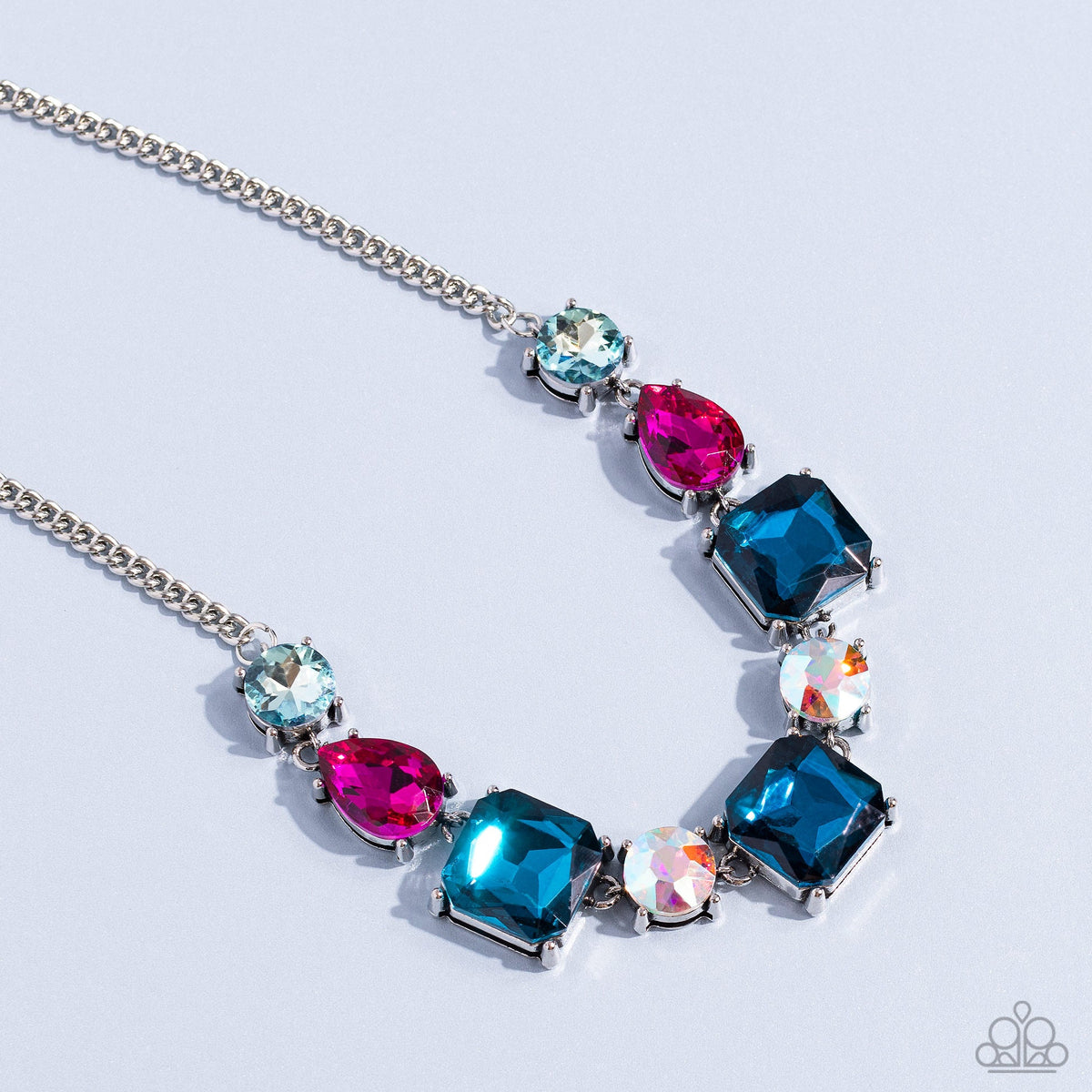 Paparazzi Elevated Edge - Multi Necklace- March 2023 Life of the Party