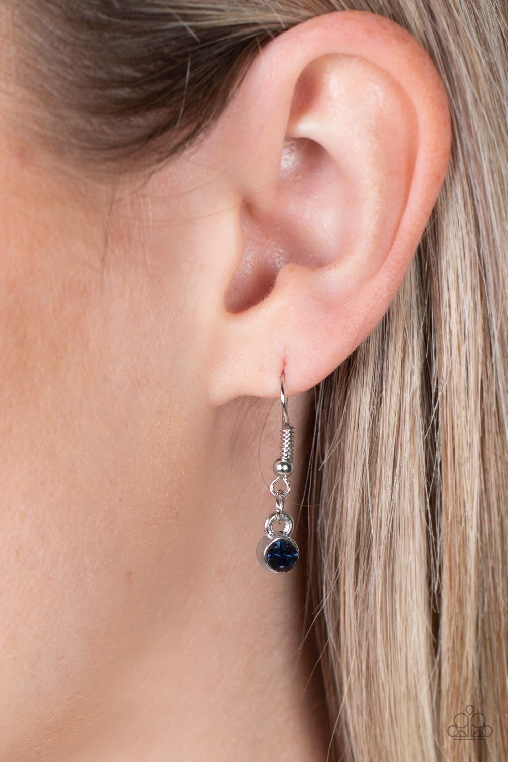 Won The Lottery - Blue Necklace - Silver | Paparazzi Accessories