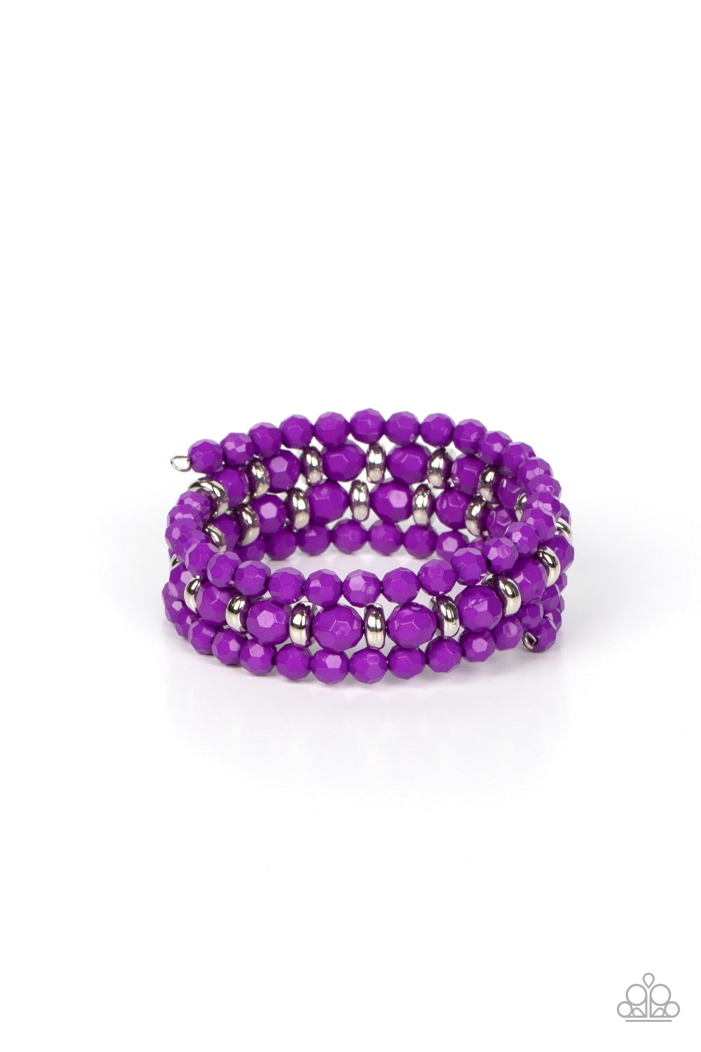 Paparazzi Its a Vibe - Purple Bracelet - Pusher P