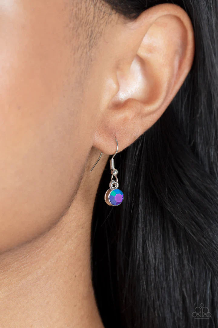 Instant Intimidation - Blue Necklace | Paparazzi Accessories