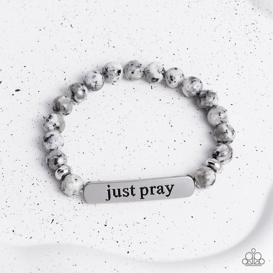 Just Pray - Silver Bracelet | Paparazzi Accessories