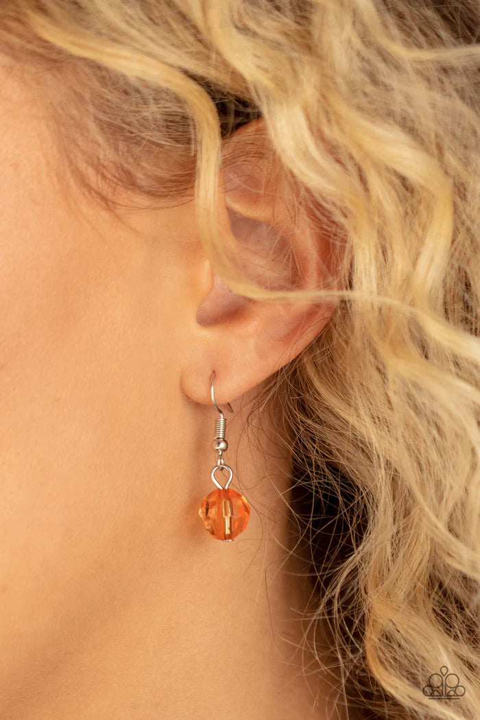 Paparazzi Tropical Hideaway - Orange Necklace Paparazzi Jewelry Images