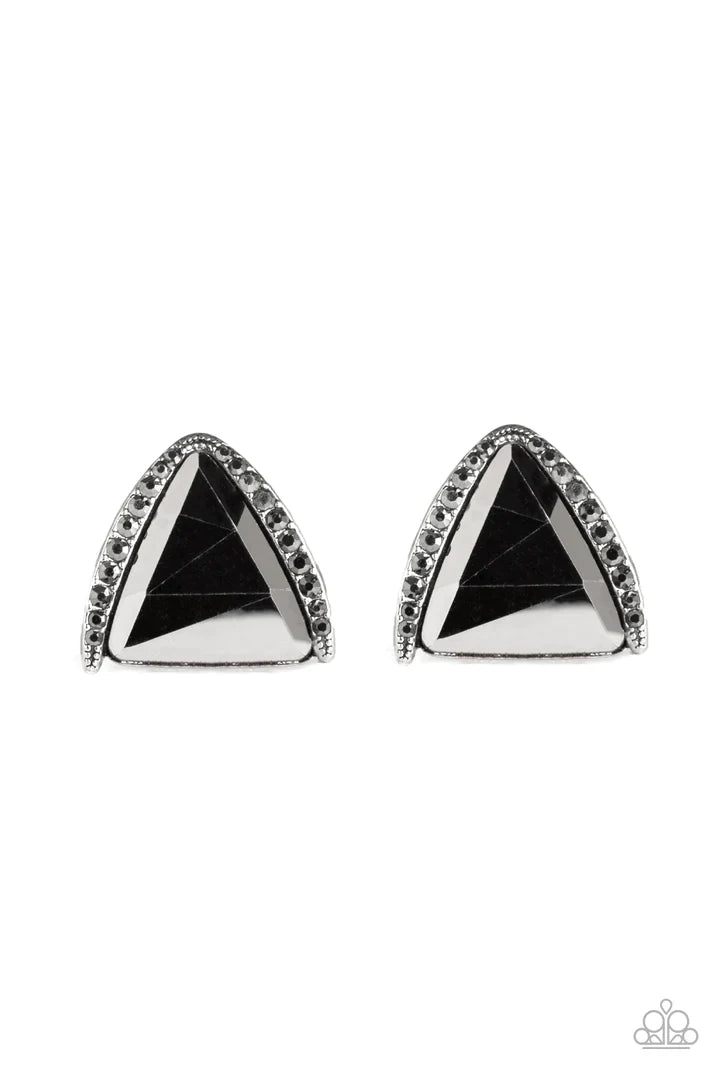 Paparazzi Exalted Elegance - Silver Post Earring Paparazzi Jewelry Images