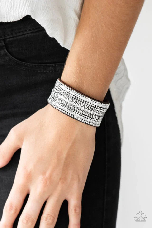 Rebel Radiance - Brown Bracelet | Paparazzi Accessories