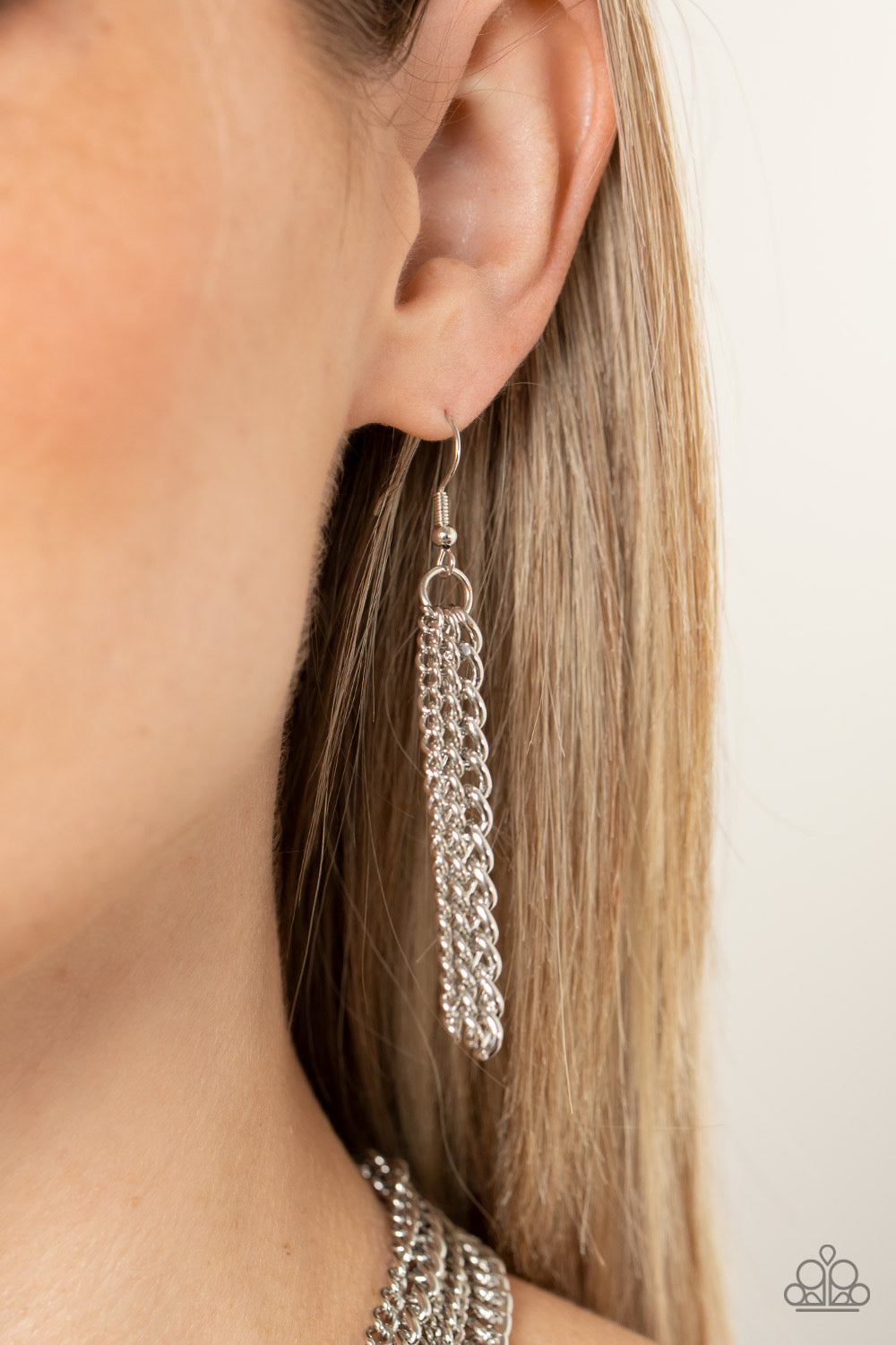 Top of the Food Chain - Silver Necklace | Paparazzi Accessories