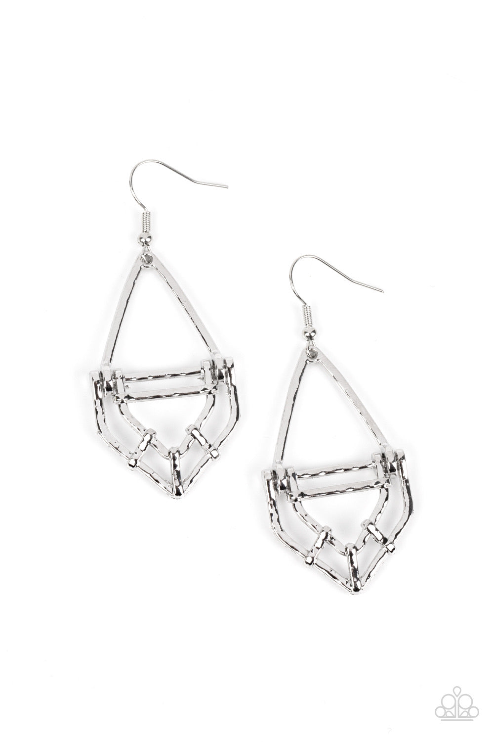 Artisan Apparatus - Silver Earrings | Paparazzi Accessories