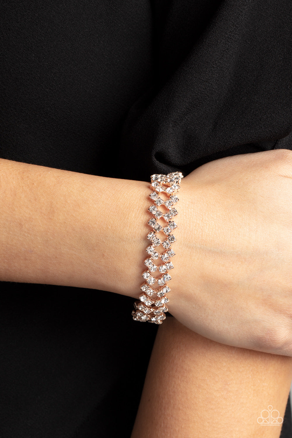 Seize the Sizzle - Rose Gold Bracelet | Paparazzi Accessories