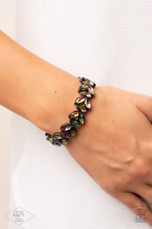 Guilted Garden - Multi Bracelet - Pink Diamond Life of the Party Exclusive - Pusher P