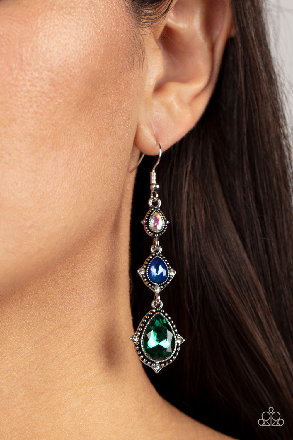 Paparazzi Prague Princess - Multi Earrings -Paparazzi Jewelry Images