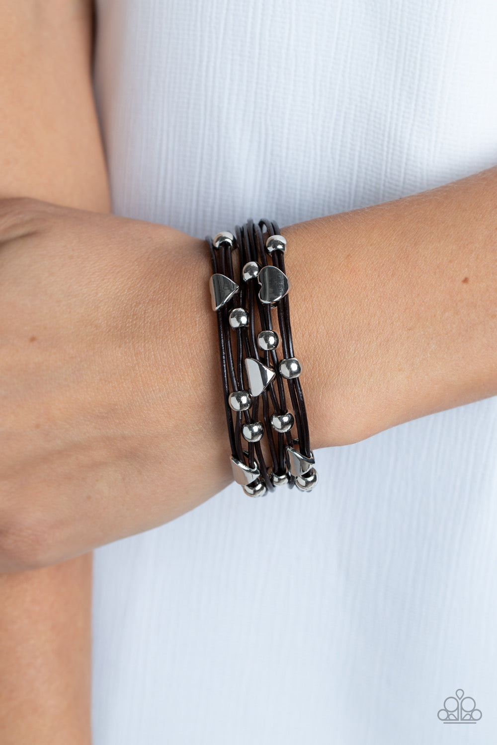 Paparazzi Aphrodite Ascending - Brown Bracelet -Paparazzi Jewelry Images