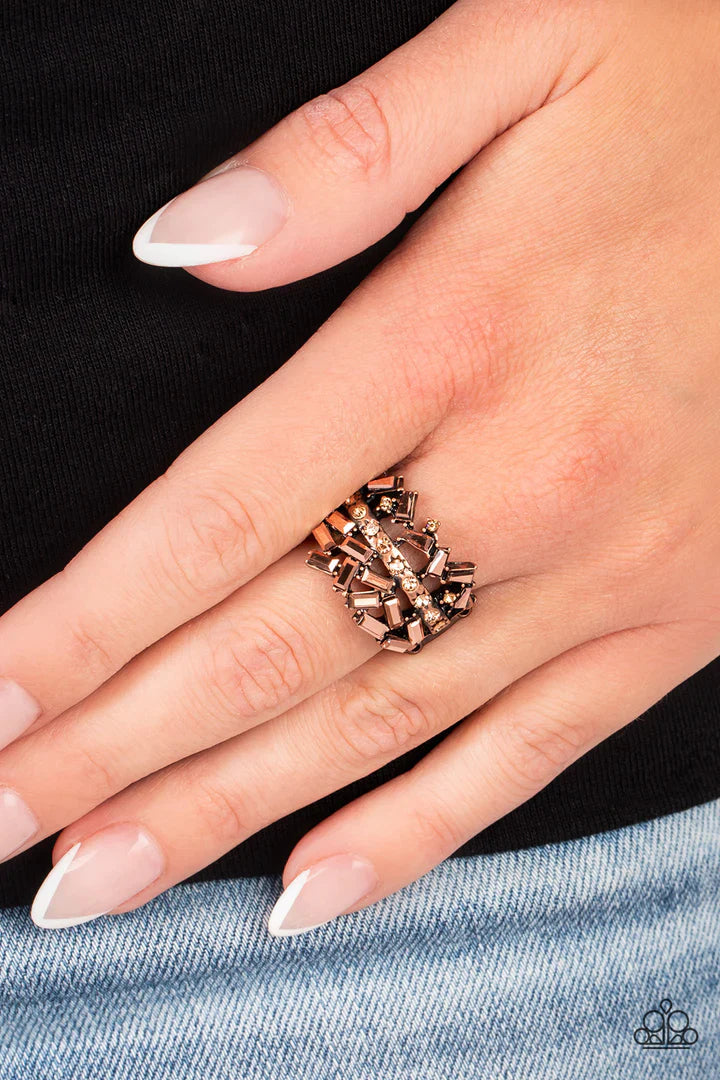 Paparazzi Scattered Sensation - Copper Ring
