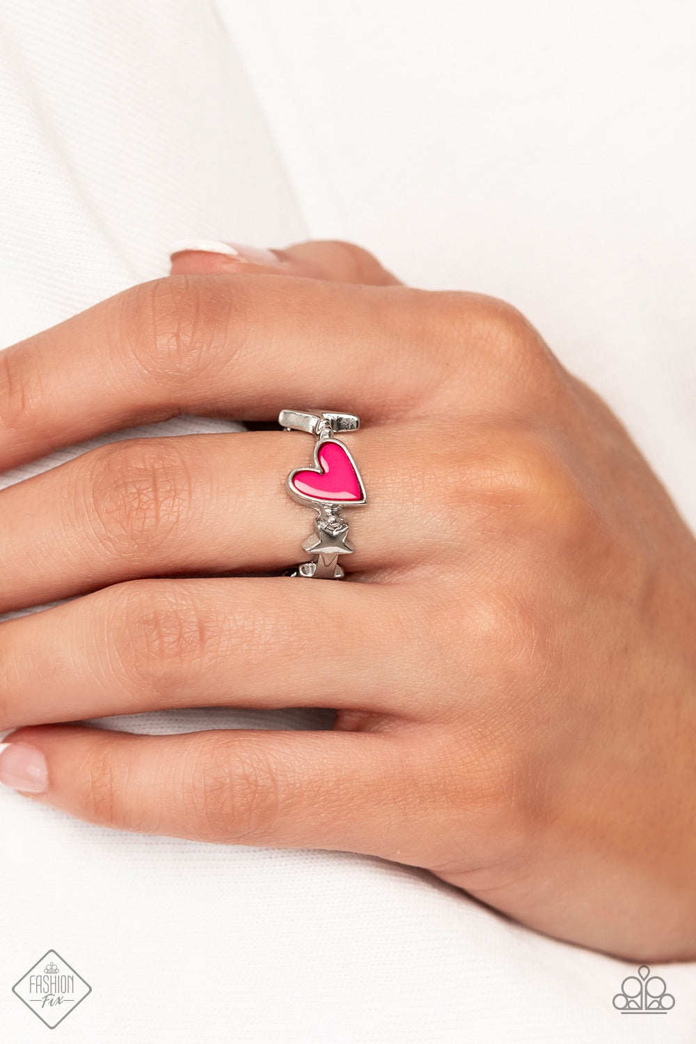 Paparazzi September 2022 Fashion Fix- Contemporary Charm - Pink Ring
