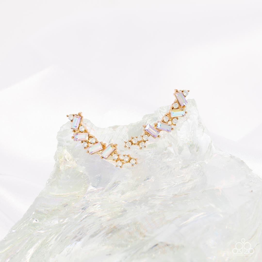 Paparazzi Stay Magical - Gold Earrings -Paparazzi Jewelry Images