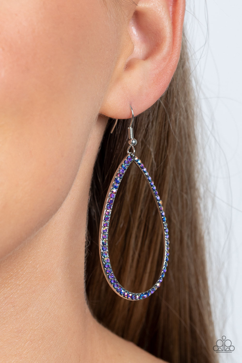 Black Tie Optional - Multi Earrings | Paparazzi Accessories