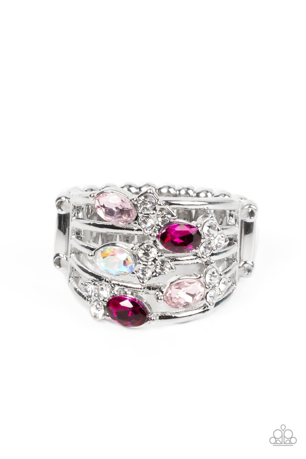 Paparazzi Ethereal Escapade - Pink Ring - Pusher P