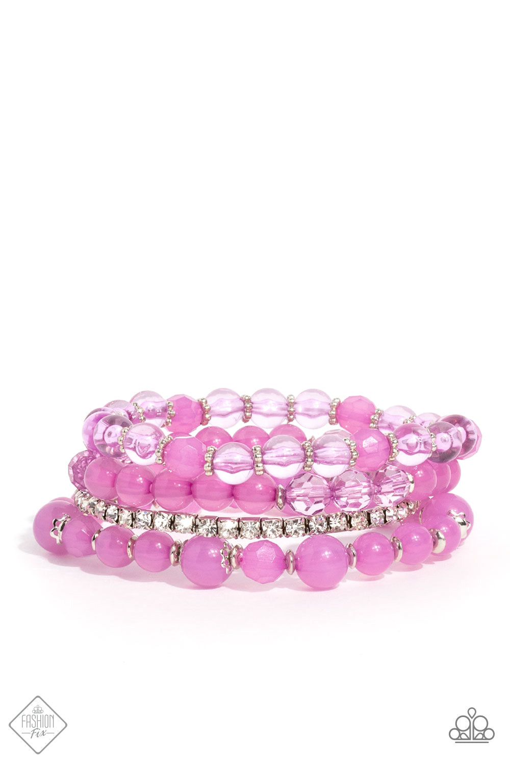 GARDEN the Interruption - Purple Bracelet- March 2023 Fashion Fix | Paparazzi Accessories