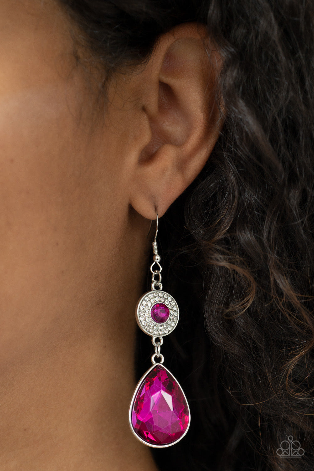 Collecting My Royalties - Pink Earrings | Paparazzi Accessories