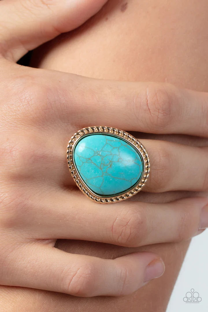 Take The High Rodeo - Gold Ring | Paparazzi Accessories
