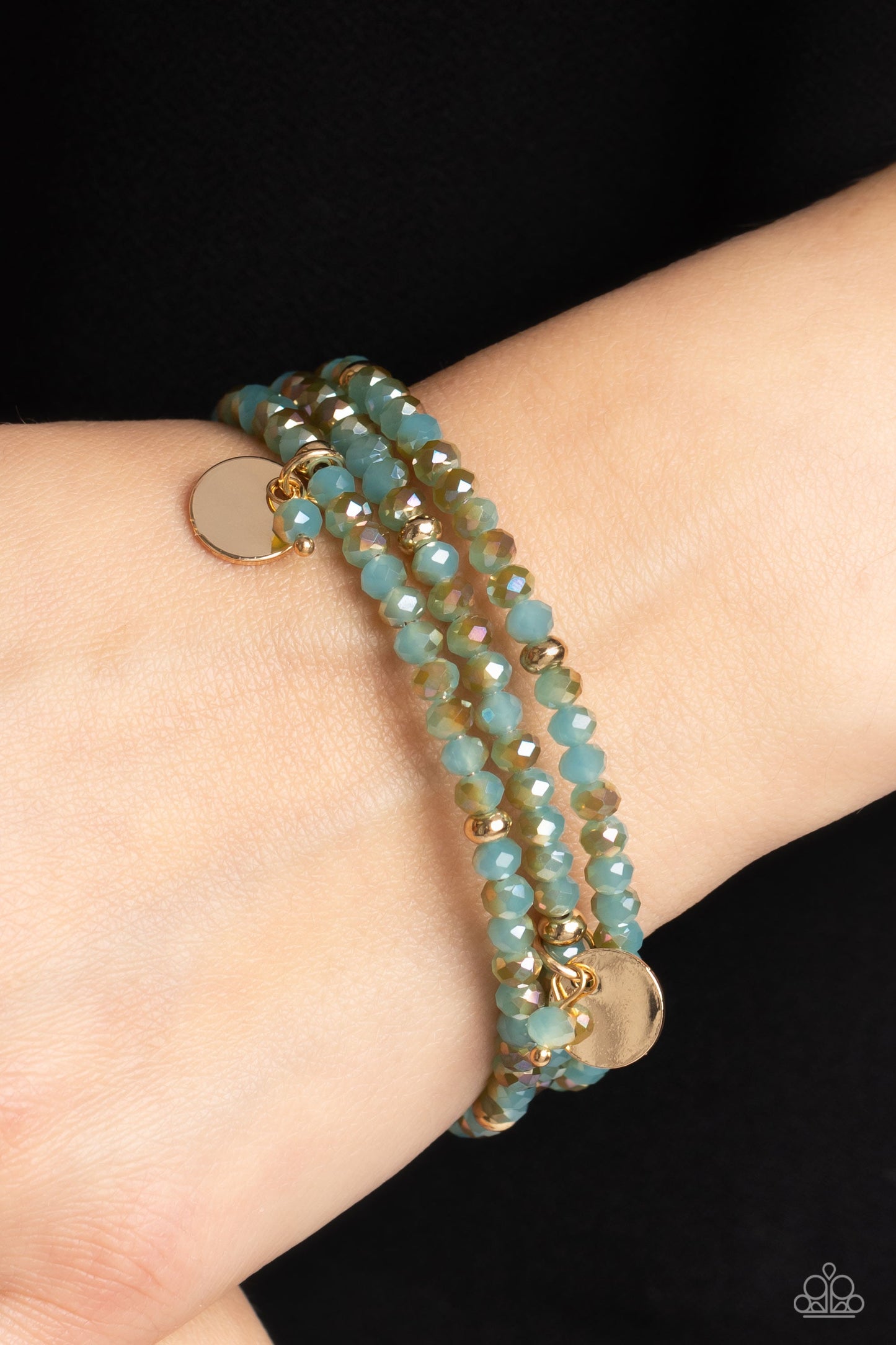 Infinity Bracelet - Paparazzi Illusive Infinity - Blue Bracelet Paparazzi jewelry image