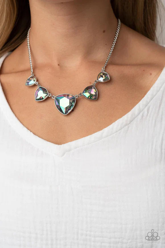 Cosmic Constellations - Multi Necklace - Gold | Paparazzi Accessories
