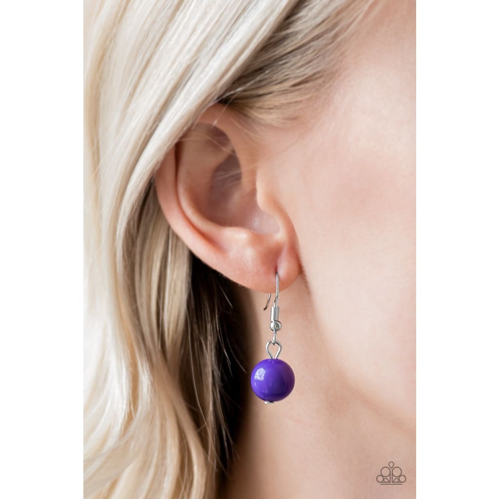 Paparazzi Brazilian Bay - Purple Bead Necklace