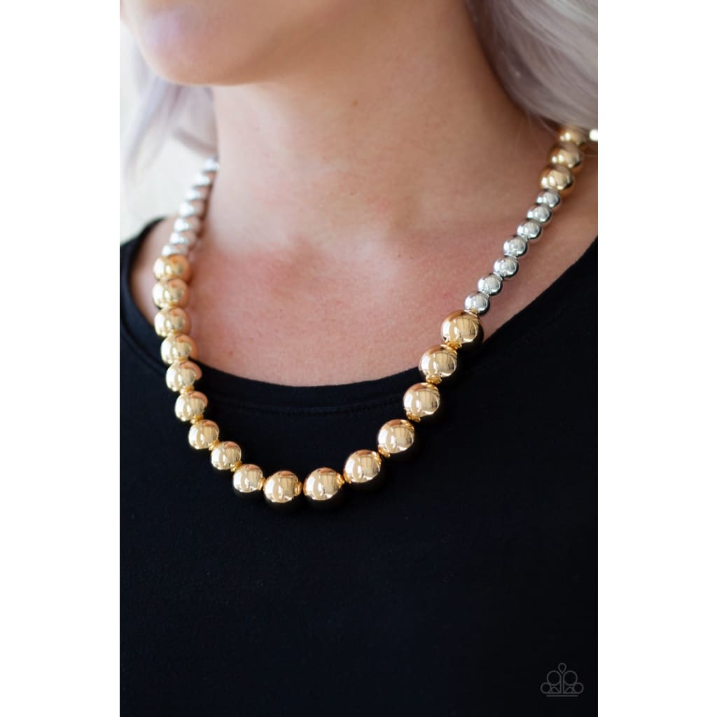 Paparazzi Power To The People - Gold Necklaces