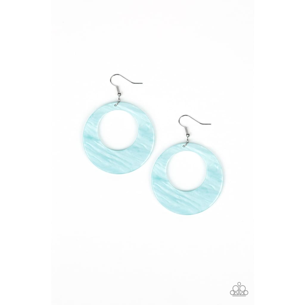 Paparazzi Tropical Trailblazer - Blue Earrings