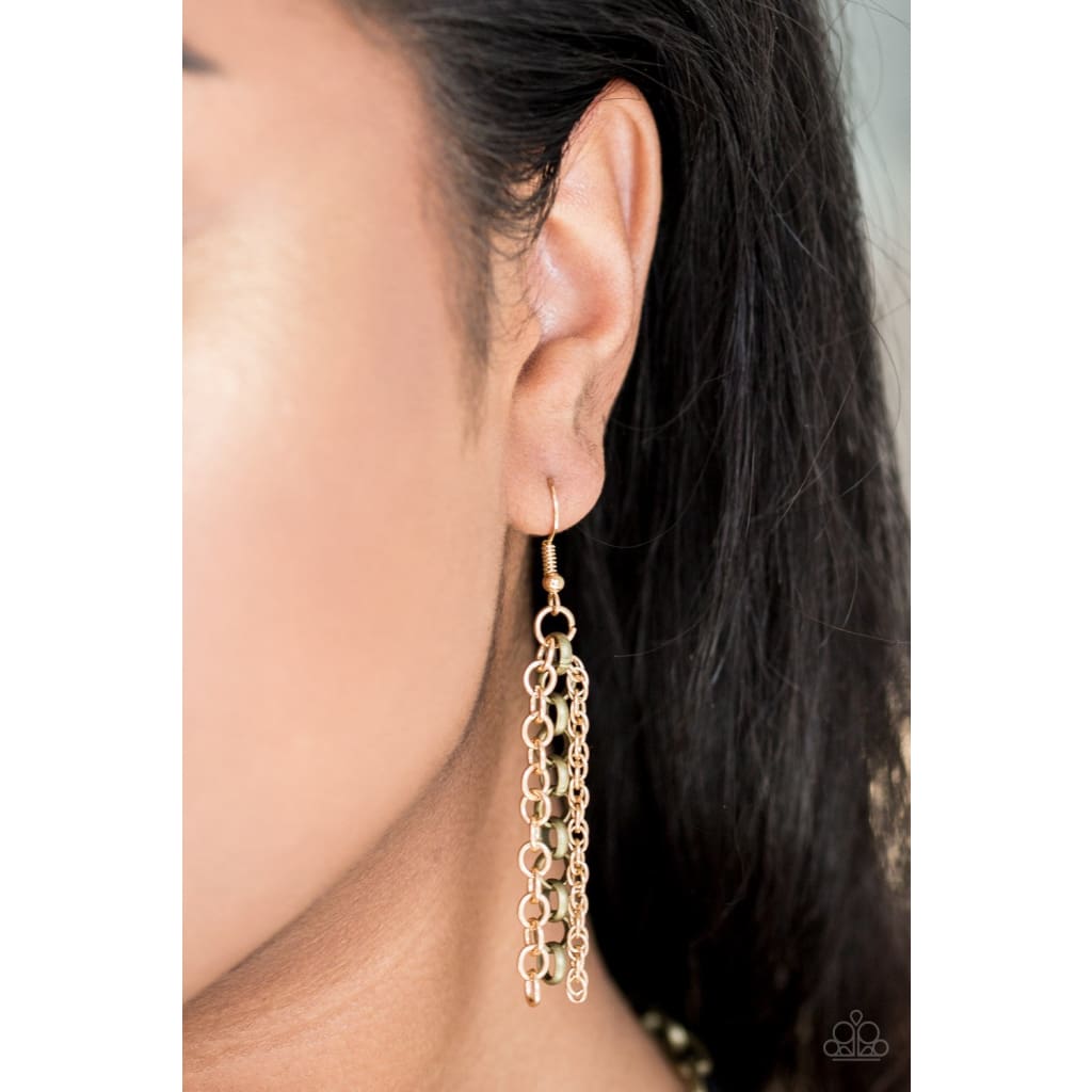 Paparazzi Word On The Street - Brass Necklace