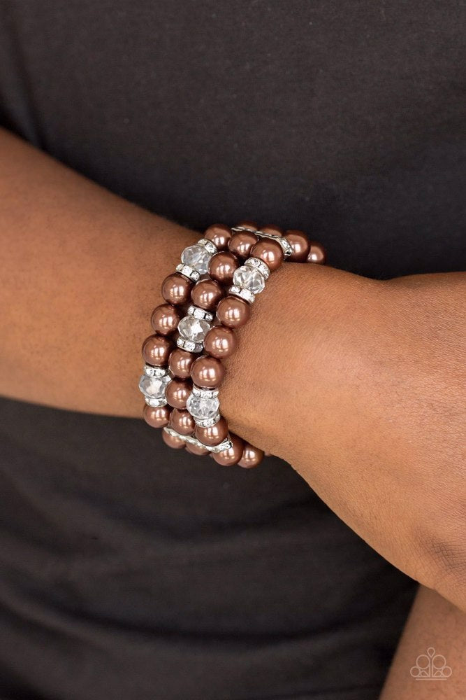 Undeniably Dapper Bracelet - Brown | Paparazzi Accessories
