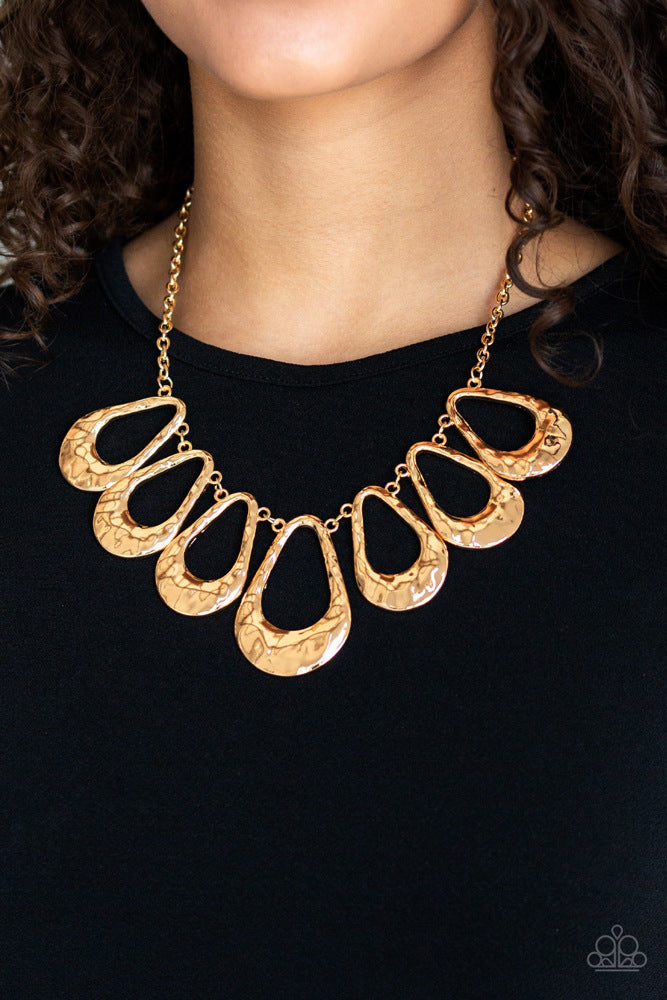 Teardrop Envy Necklace - Gold image 3