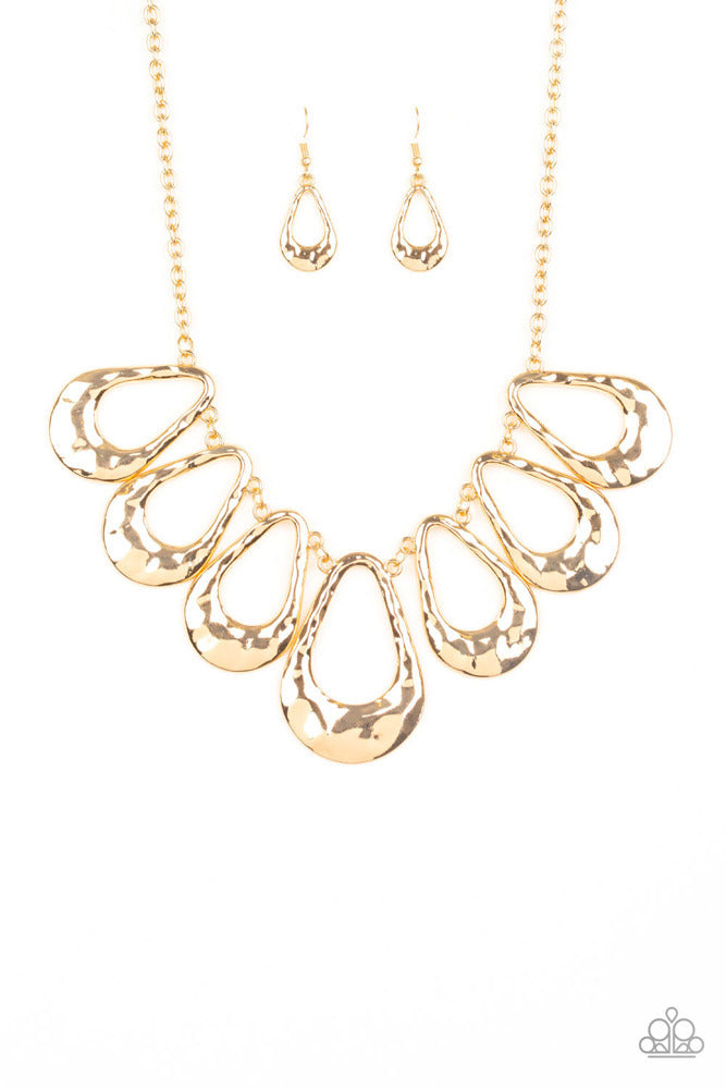 Teardrop Envy Necklace - Gold image 2