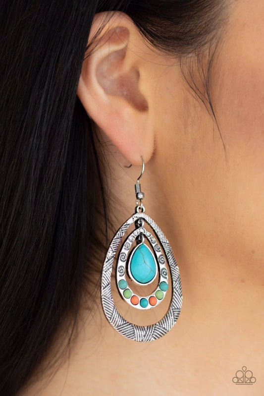 Terra Teardrops - Multi | Paparazzi Accessories