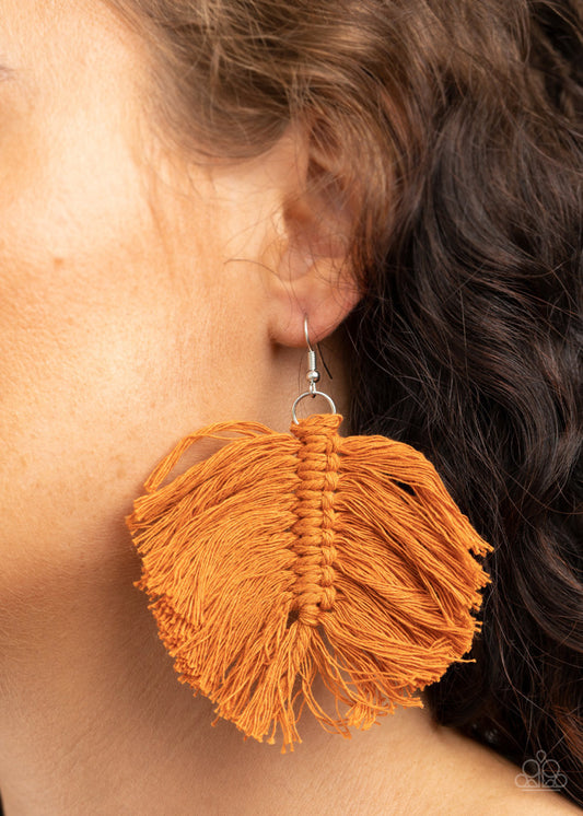Macrame Mamba - Brown | Paparazzi Accessories