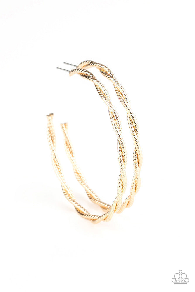 Totally Throttled Earrings - Gold image 2