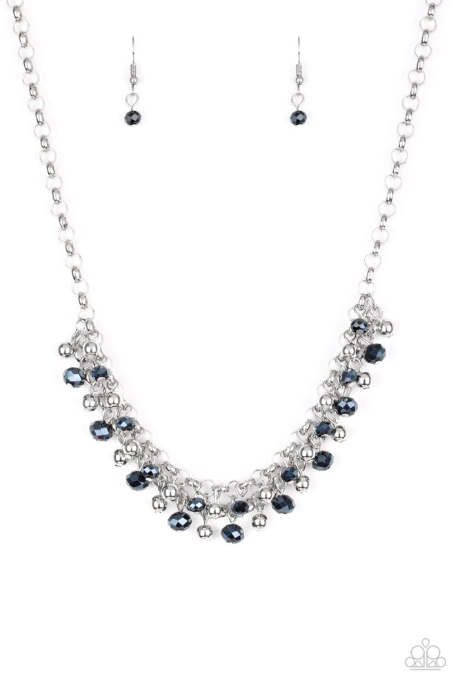 Trust Fund Baby Necklace - Blue | Paparazzi Accessories image 2