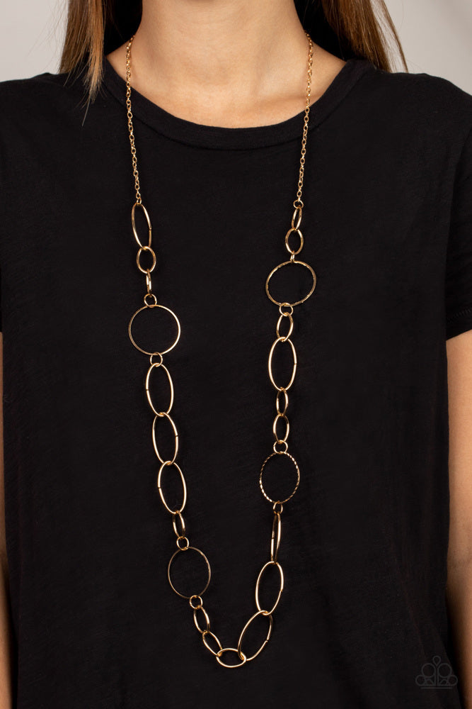 Perfect MISMATCH Necklace - Gold image 3