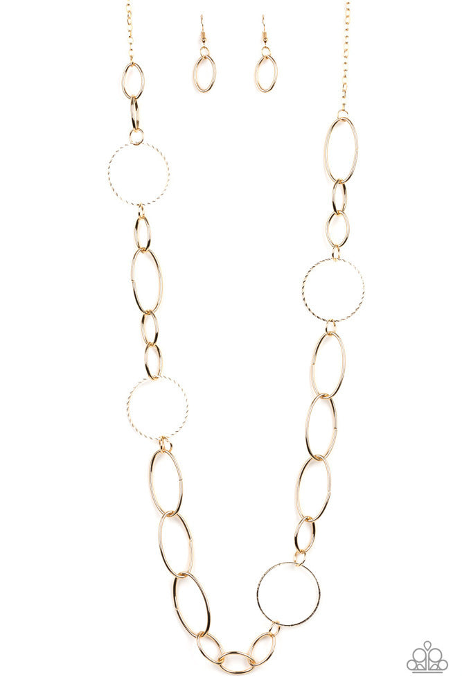 Perfect MISMATCH Necklace - Gold image 2