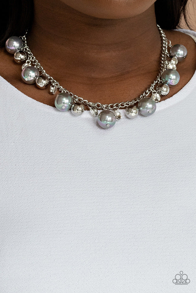 Galactic Gala Necklace - Silver image 3