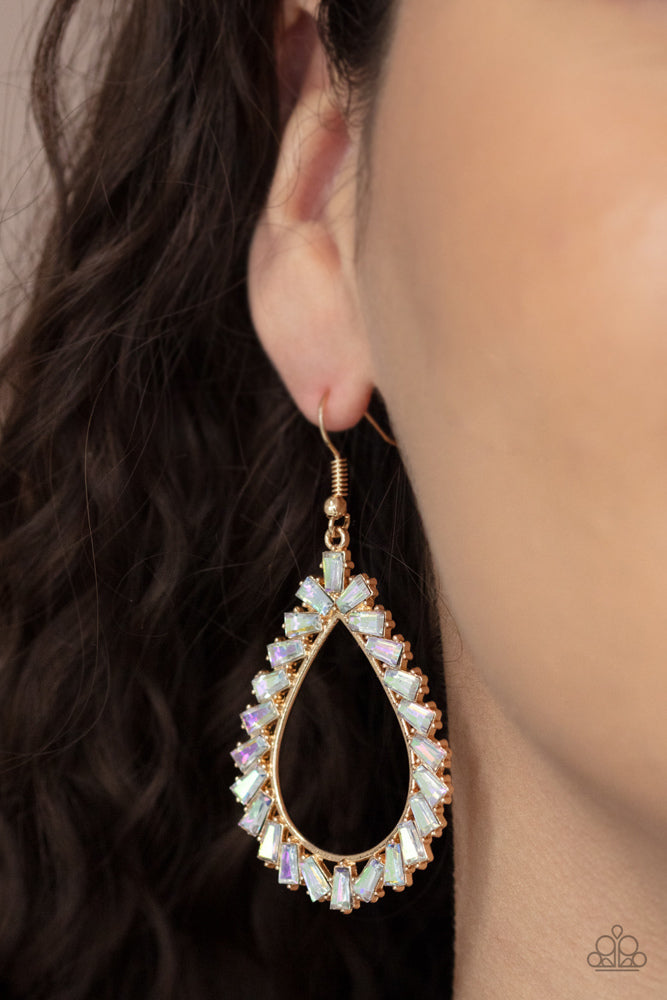 Stay Sharp Earrings - Gold | Paparazzi Accessories