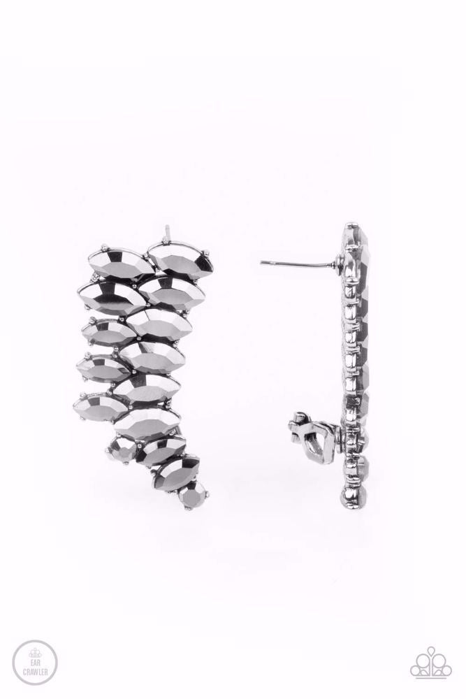 Explosive Elegance Earrings - Silver image 2
