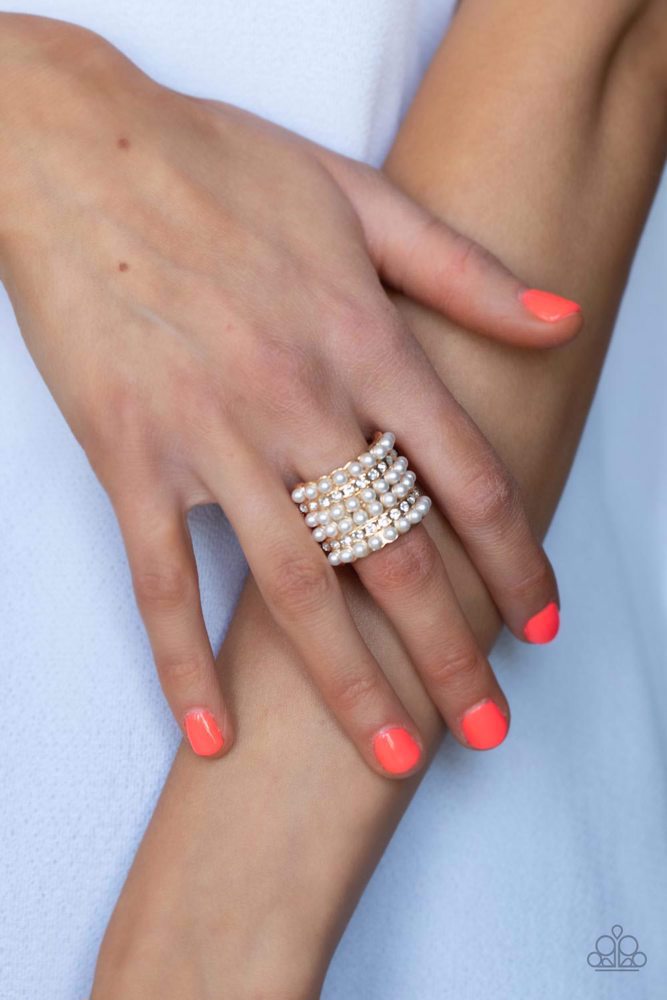 Verified Vintage Ring - Gold | Paparazzi Accessories