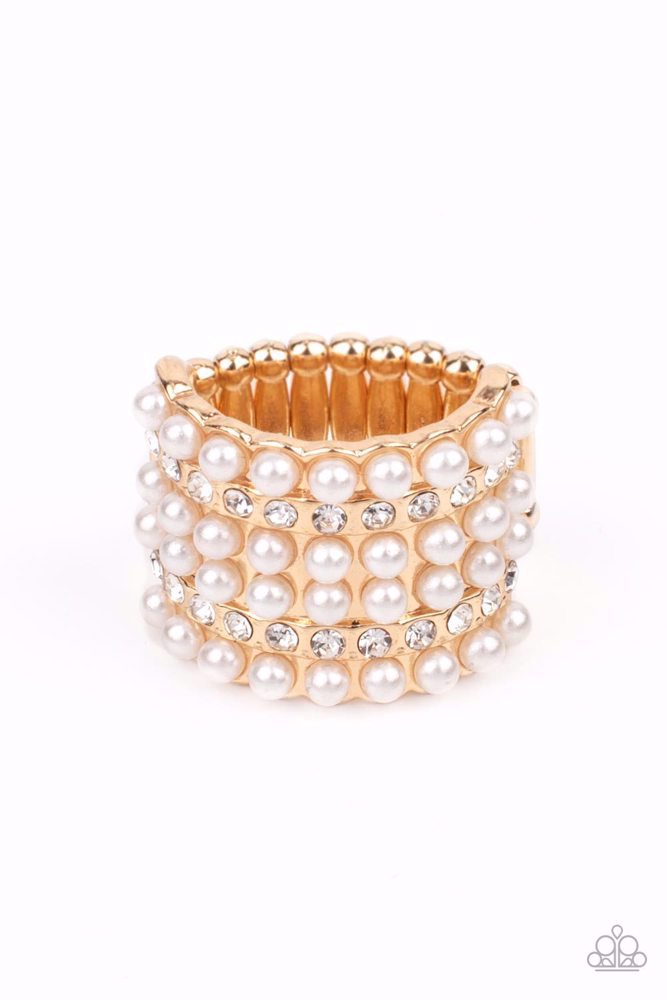 Verified Vintage Ring - Gold | Paparazzi Accessories image 2