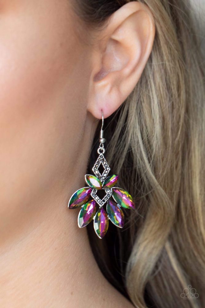 Galaxy Grandeur Earrings - Multi | Paparazzi Accessories