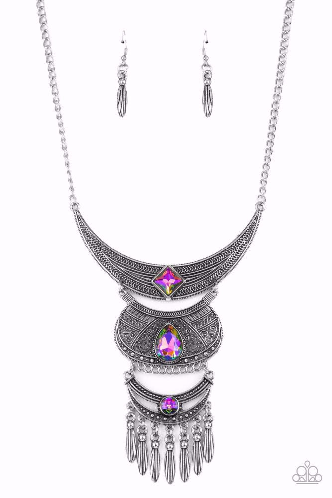 ​Lunar Enchantment Necklace - Multi | Paparazzi Accessories image 2