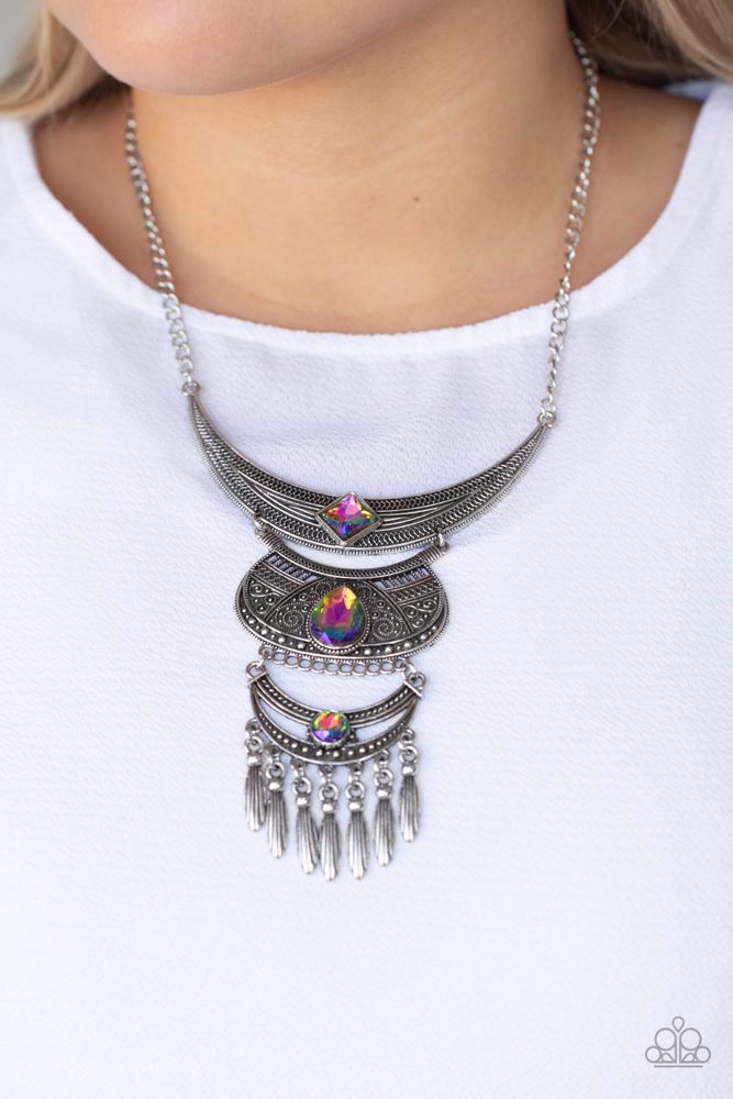 ​Lunar Enchantment Necklace - Multi | Paparazzi Accessories image 3