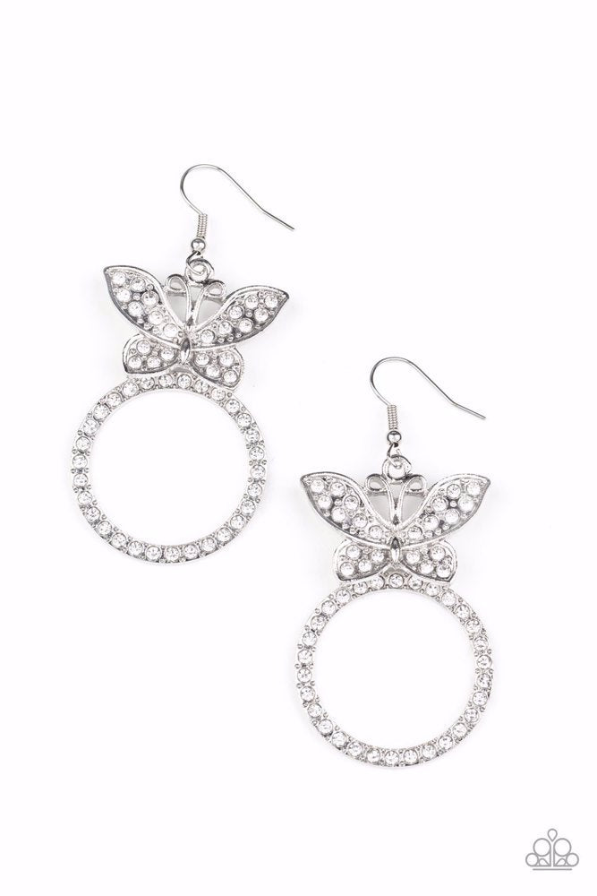 Paradise Found Earrings - White image 2