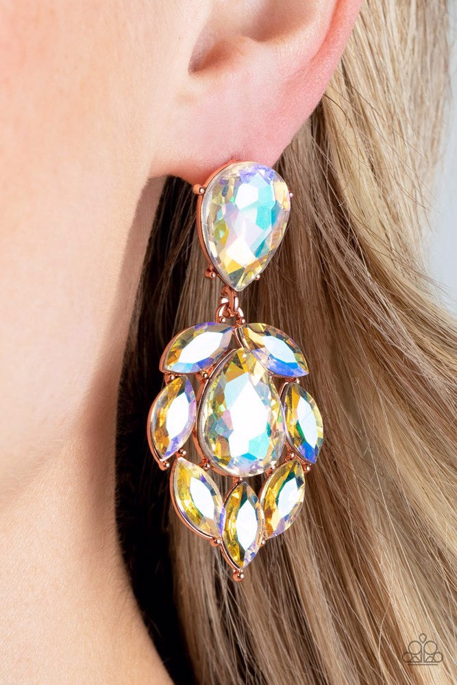 Galactic Go-Getter Earrings - Copper
