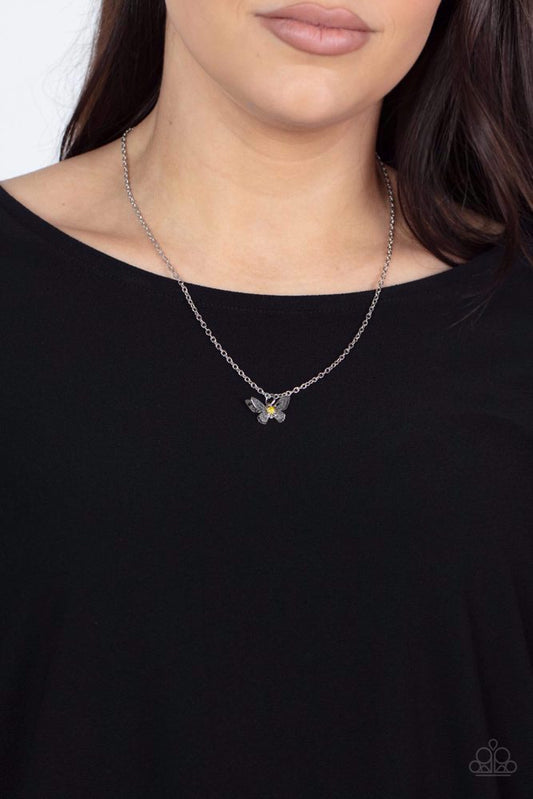 ​Flutter Love - Yellow | Paparazzi Accessories