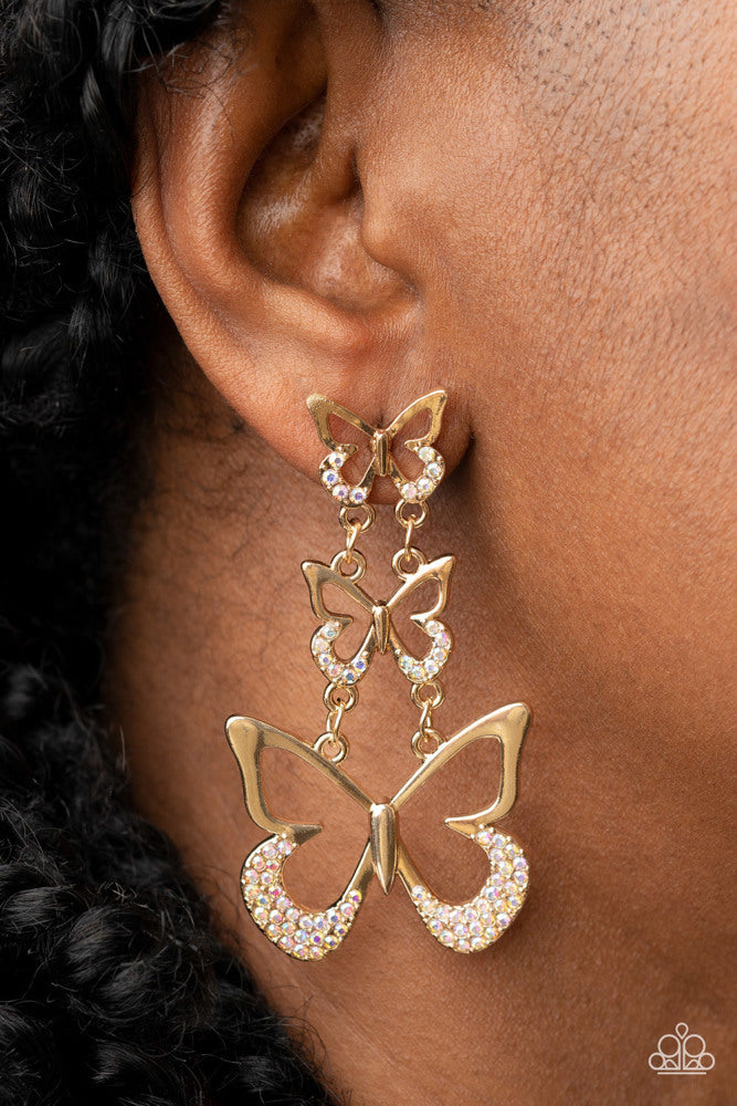 Flamboyant Flutter Earrings - Multi